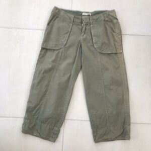 Joie Low Rise Cargo Utility Capri Pants FLAWS